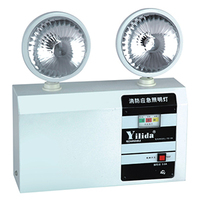 Double-headed emergency light